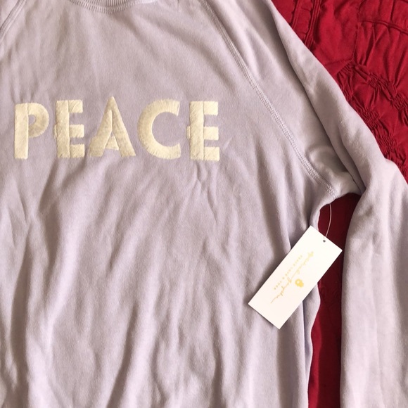 Spiritual Gangster Peace Old School Sweatshirt ~ NWT! - Picture 8 of 10